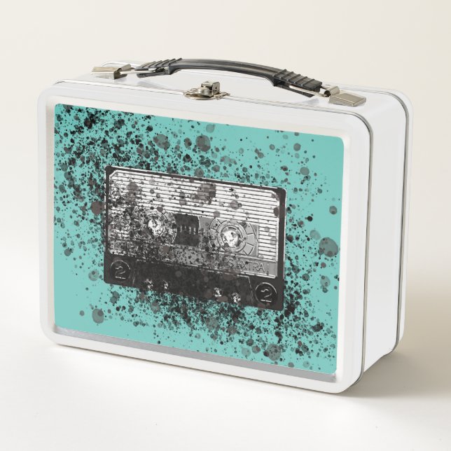 Lunch Box Cassette audio rétro (Devant)