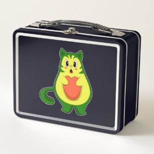Lunch Box Cat Avocado