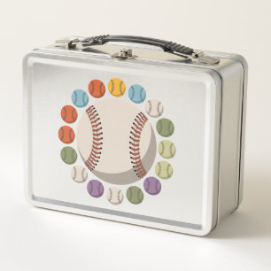 Lunch Box Cercle de baseball coloré