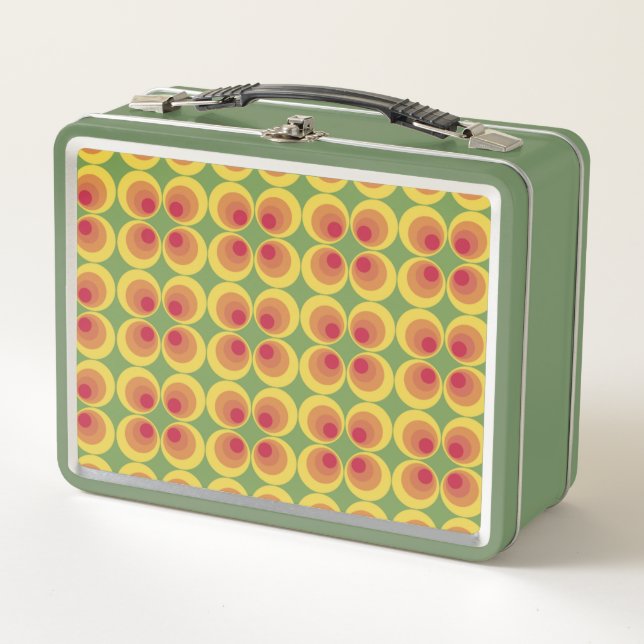 Lunch Box Cercles colorés Motif  (Devant)