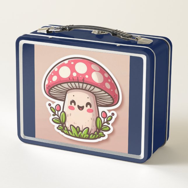 Lunch Box Champignons gais dans la nature (Dos)