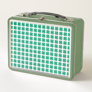 Lunch Box  Chance 4 feuilles irlandais Clover vert lunbox