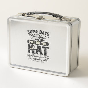 Lunch Box Chapeau de sorcière vintage typographie drôle de c