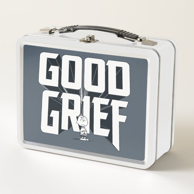 Lunch Box Charlie Brown "Good Grief" Rock Band Tee Graphic (Devant)