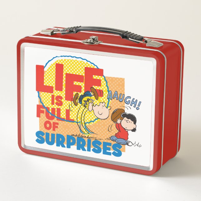 Lunch Box Charlie Brown & Lucy - La vie est pleine de surpri (Devant)