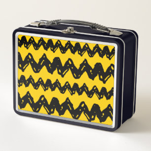 Lunch Box Charlie Brown Zig Zag Motif