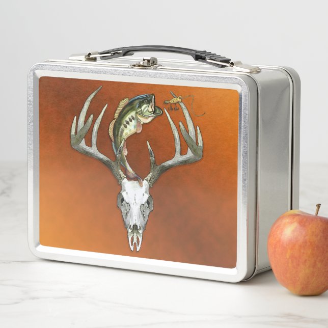 Lunch Box Chasse au cerf de pêche de basse (En situation)