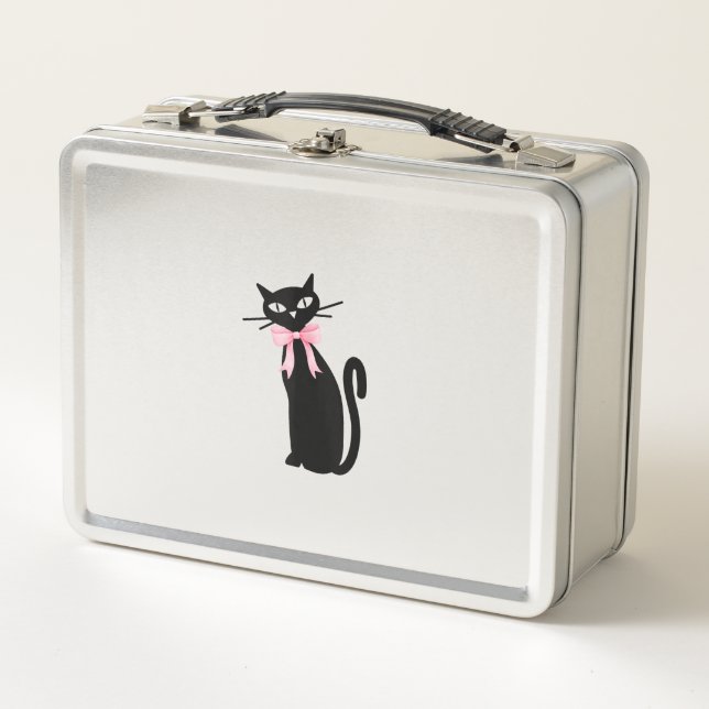 Lunch Box Chat Atomique avec chatte rose Chatte Fille Nettoy (Devant)