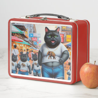 Lunch Box Chat avec des amis en Thaïlande