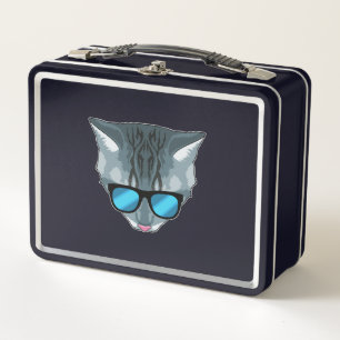Lunch Box Chat avec lunettes de soleil