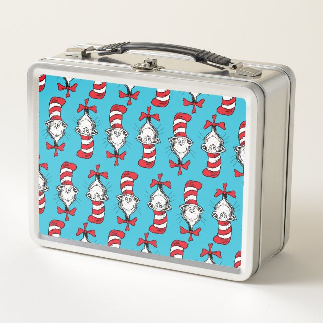 Lunch Box Chat Dans Le Motif Casquette (Devant)