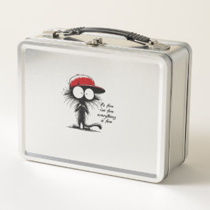 Lunch Box Chat noir C'est bon Je vais bien Tout va bien Fu
