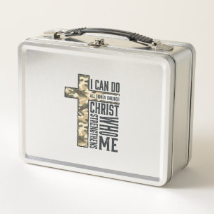 Lunch Box Chemise chrétienne Croix de la Foi Je peux faire t