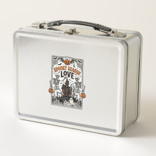 Lunch Box Chemise d'amour de saison effrayant squelette Hall