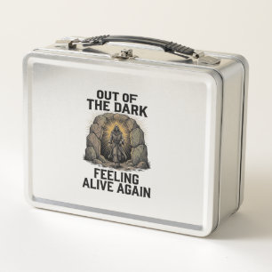 Lunch Box Chemise de design de gravure de revival de grotte 