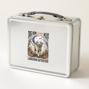 Lunch Box Chemise Halloween Labrador Vintage Graphique Maman