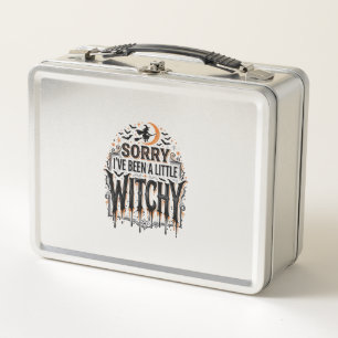 Lunch Box Chemise vintage avec gravure drôle de sorcière pou