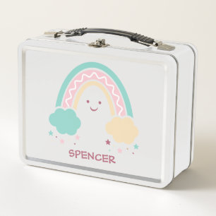 Lunch Box Cher Sunny Pastel Boho Arc-en-ciel Boîte à lunch e