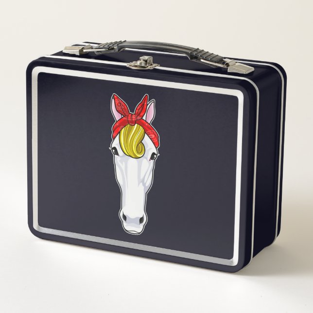Lunch Box Cheval au ruban (Devant)