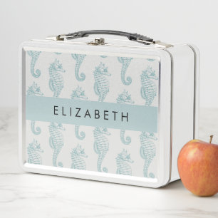 Lunch Box Chevaux de mer tropicaux, Motif hippocampe, Votre 