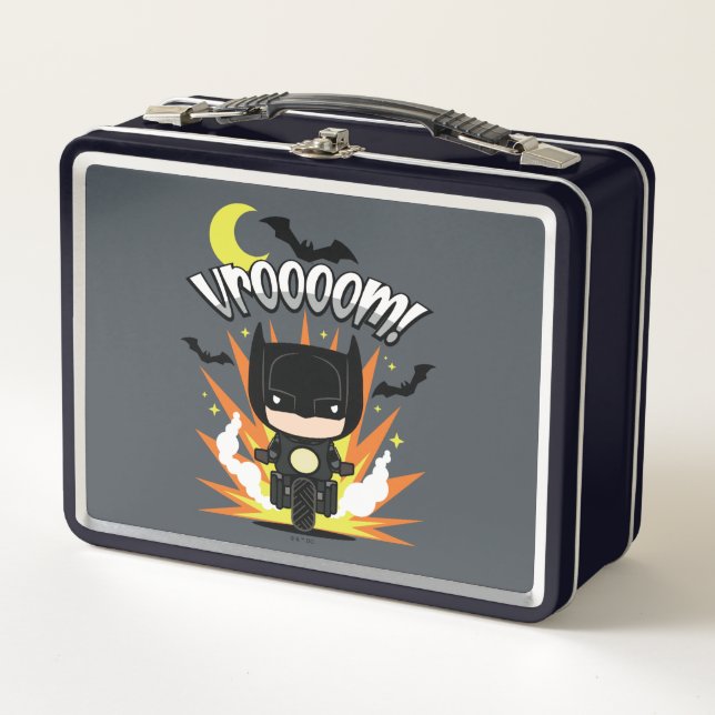 Lunch Box Chibi Batman Batcycle (Devant)