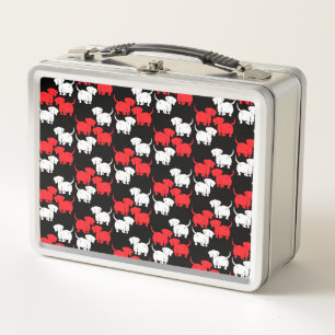 Lunch Box Chien allemand Dachshund Motifs