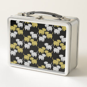 Lunch Box Chien allemand Dachshund Motifs