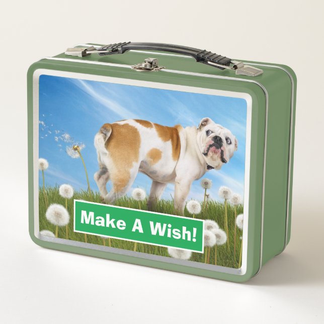 Lunch Box Chien avec Dandelion (Devant)