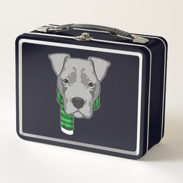 Lunch Box Chien avec Écharpe (Devant)