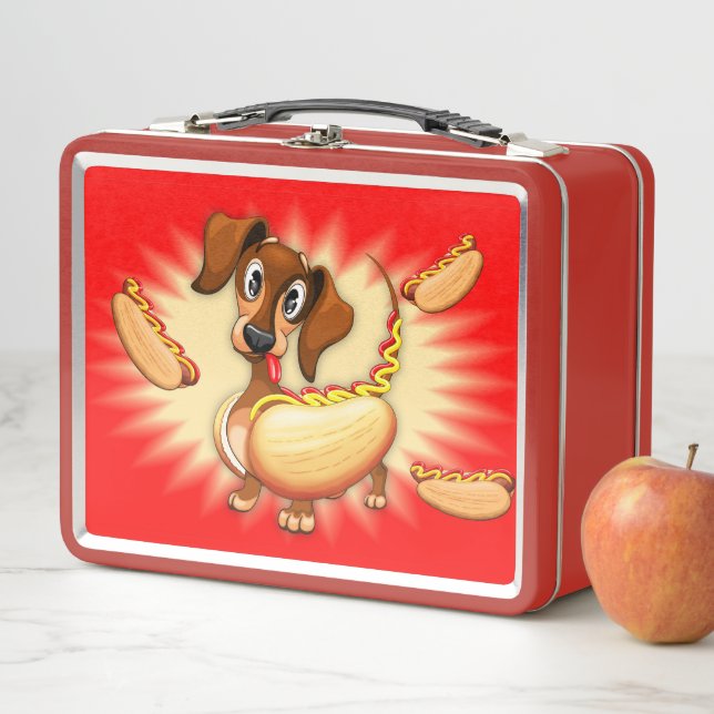 Lunch Box Chien chaud Dachshund (En situation)