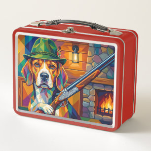 Lunch Box Chien courant Beagle Pop Art – Chien de chasse mod