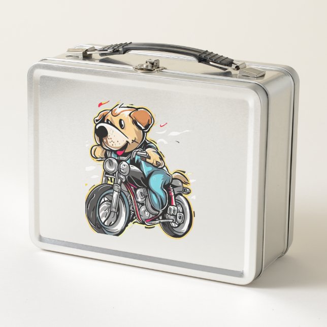Lunch Box chien drôle (Devant)