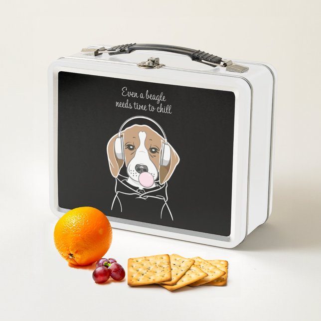 Lunch Box Chien frigorifique avec Bubblegum Funny Beagle (Créateur téléchargé)