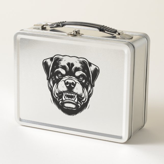 Lunch Box Chien Rottweiler  (Devant)
