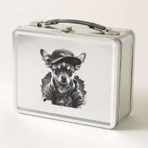 Lunch Box Chihuahua Cool Chien Rap Hip-Hop Gangster