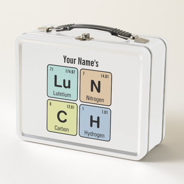 Lunch Box Chimie Lu N C H (Devant)