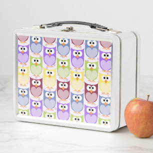 Lunch Box Chouettes mignonnes, Chouette Motif, Chouettes pou