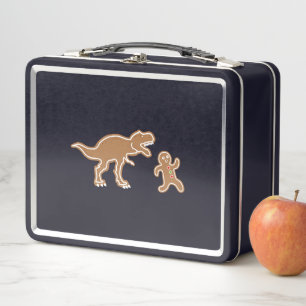 Lunch Box Christmas Gingerbread Dinosaur Cookie Hunt