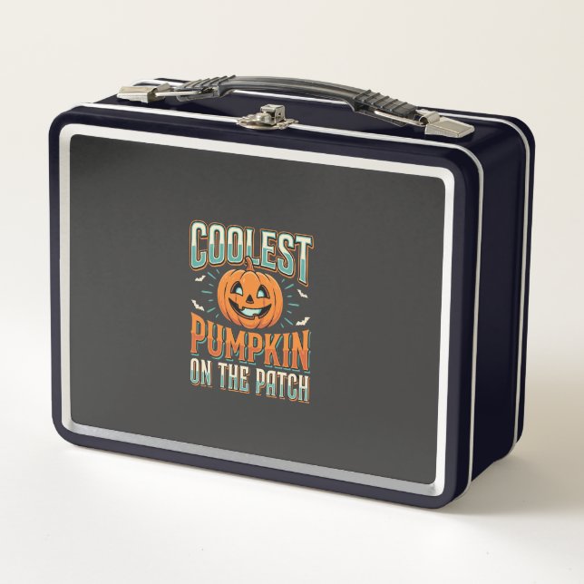 Lunch Box Citrouille la plus cool du patch Design Halloween_ (Devant)