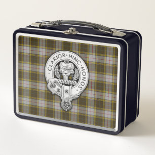 Lunch Box Clan Buchanan Crest & Robe Tartan