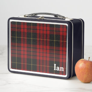 Lunch Box Clan classique MacQueen Tartan Plaid Custom