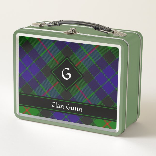 Lunch Box Clan Gunn Tartan Boîte à lunch en métal (Devant)