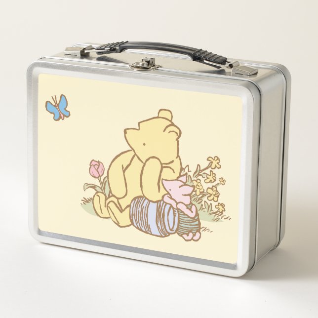 Lunch Box Classic Winnie le Pooh et le Piglet (Devant)