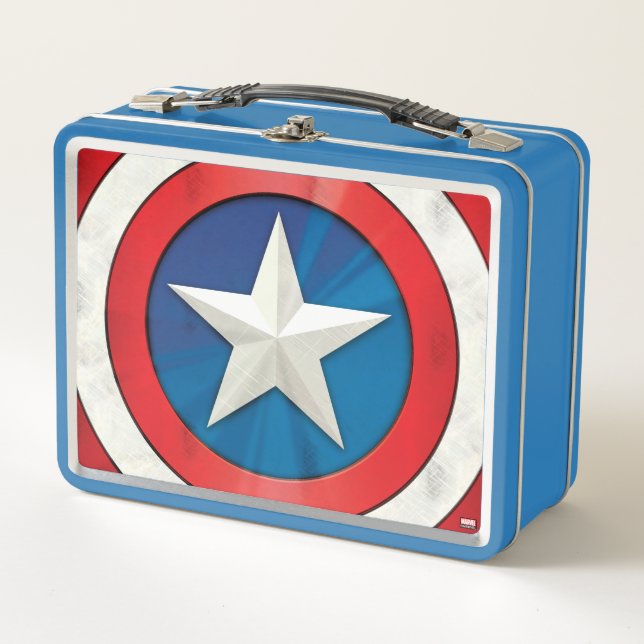 Lunch Box Classique Avengers | Captain America Brusted Shiel (Devant)