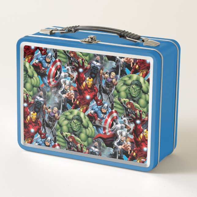 Lunch Box Classique Avengers | Hulk Leading Avengers (Devant)