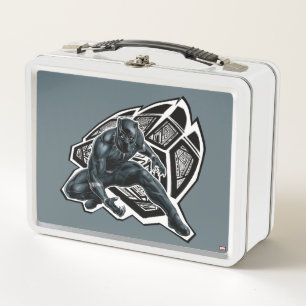 Lunch Box Classiques des Avengers Badge de patte de Black