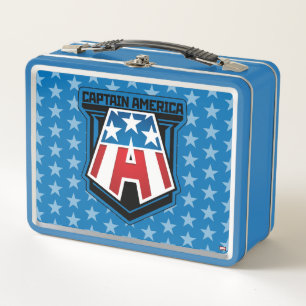 Lunch Box Classiques des Avengers   Icône patriotique de Cap