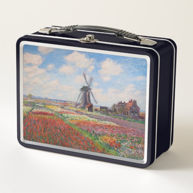 Lunch Box Claude Monet - Champ de Tulipes en Hollande (Devant)