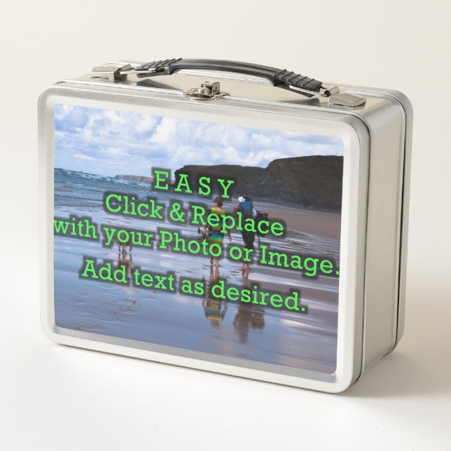 Lunch Box Cliquez et remplacez facilement les photos pour en (Devant)