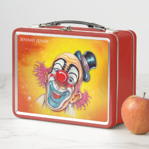 LUNCH BOX CLOWN RIANT COLORÉ